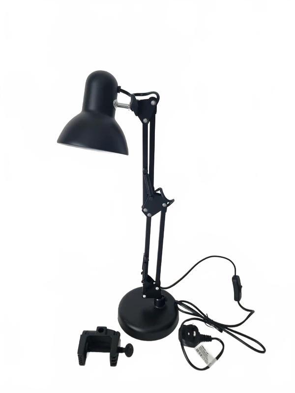 Adjustable Swing Arm Desk Lamp with C-Clamp – Office Reading Light