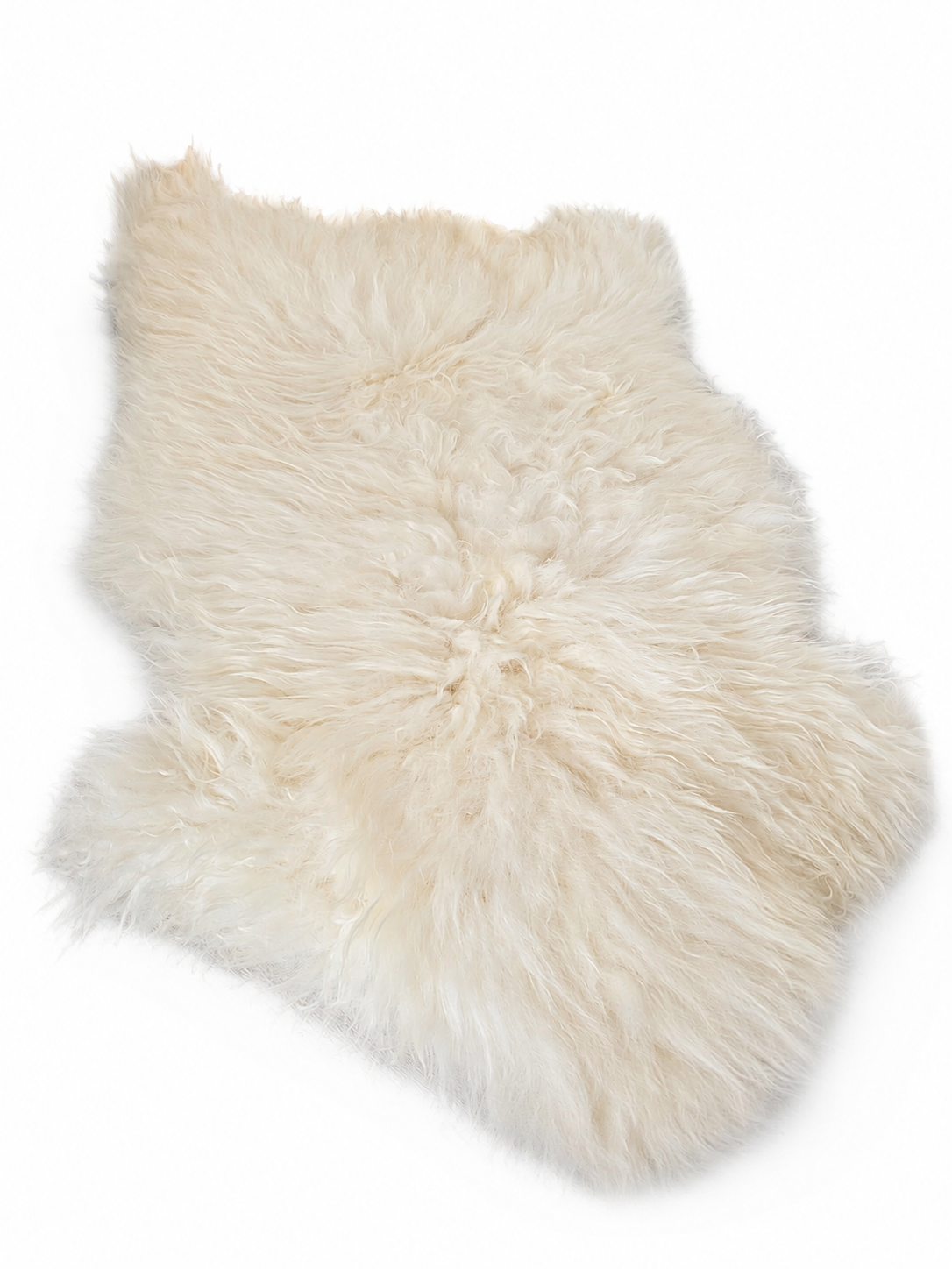 Natural Sheepskin Rug Genuine Real Wool Cream Approx. 75x120cm