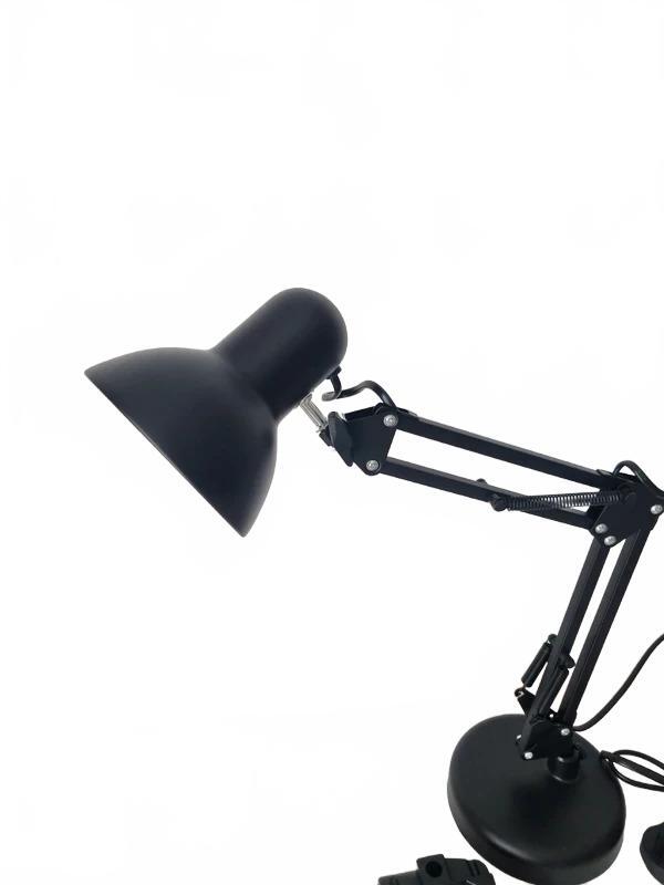 Adjustable Swing Arm Desk Lamp with C-Clamp – Office Reading Light