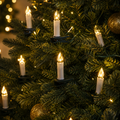 LED Christmas Candle Lights with Clips & Remote
