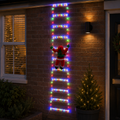 Climbing Santa LED Rope Ladder Christmas Decoration – Multicolour Lights, 3m