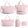 Foldable Travel Duffle Bag for Women, 24L-37L Expandable