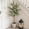 6ft Artificial Olive Tree with Realistic Leaves & Olives – 180cm Indoor Floor Plant
