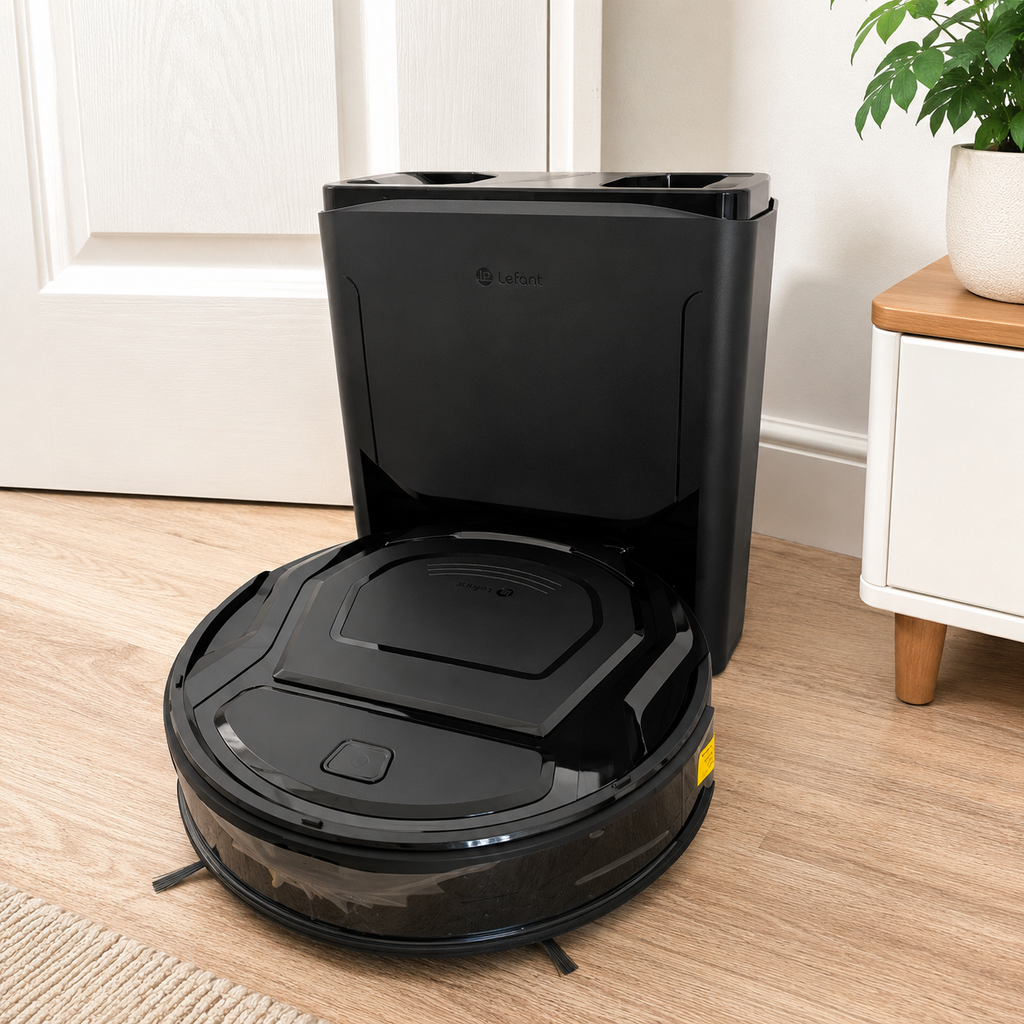 Lefant M210 PLUS Robot Vacuum and Mop, 6000Pa Suction, 75-Day Self-Emptying