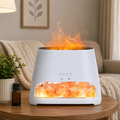 2-in-1 Essential Oil Diffuser & Himalayan Salt Lamp 150ml – White