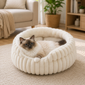 Cat Beds Washable Corduroy Fleece Puppy Bed, 51x51cm