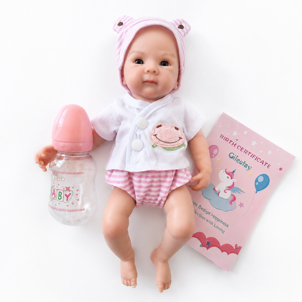 12-Inch Full Body Silicone Baby Doll – Realistic Reborn Girl