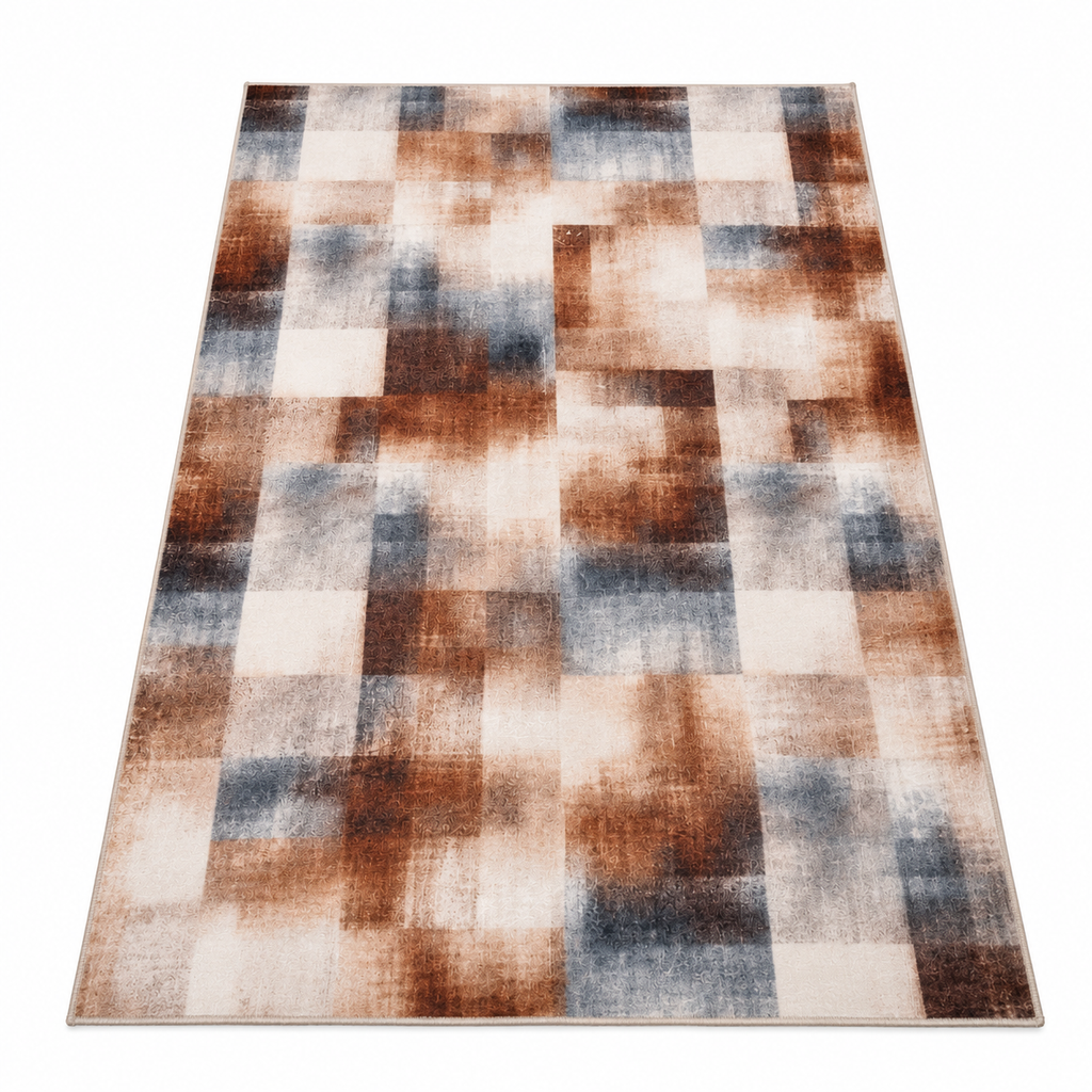 120x170cm Abstract Area Rug – Washable Non-Slip Living Room Carpet