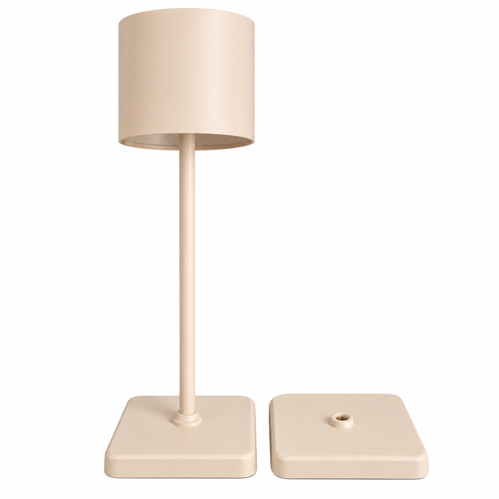Rechargeable LED Touch Table Lamp – 3 Colour Temperatures, Dimmable, IP64 Outdoor, Sand