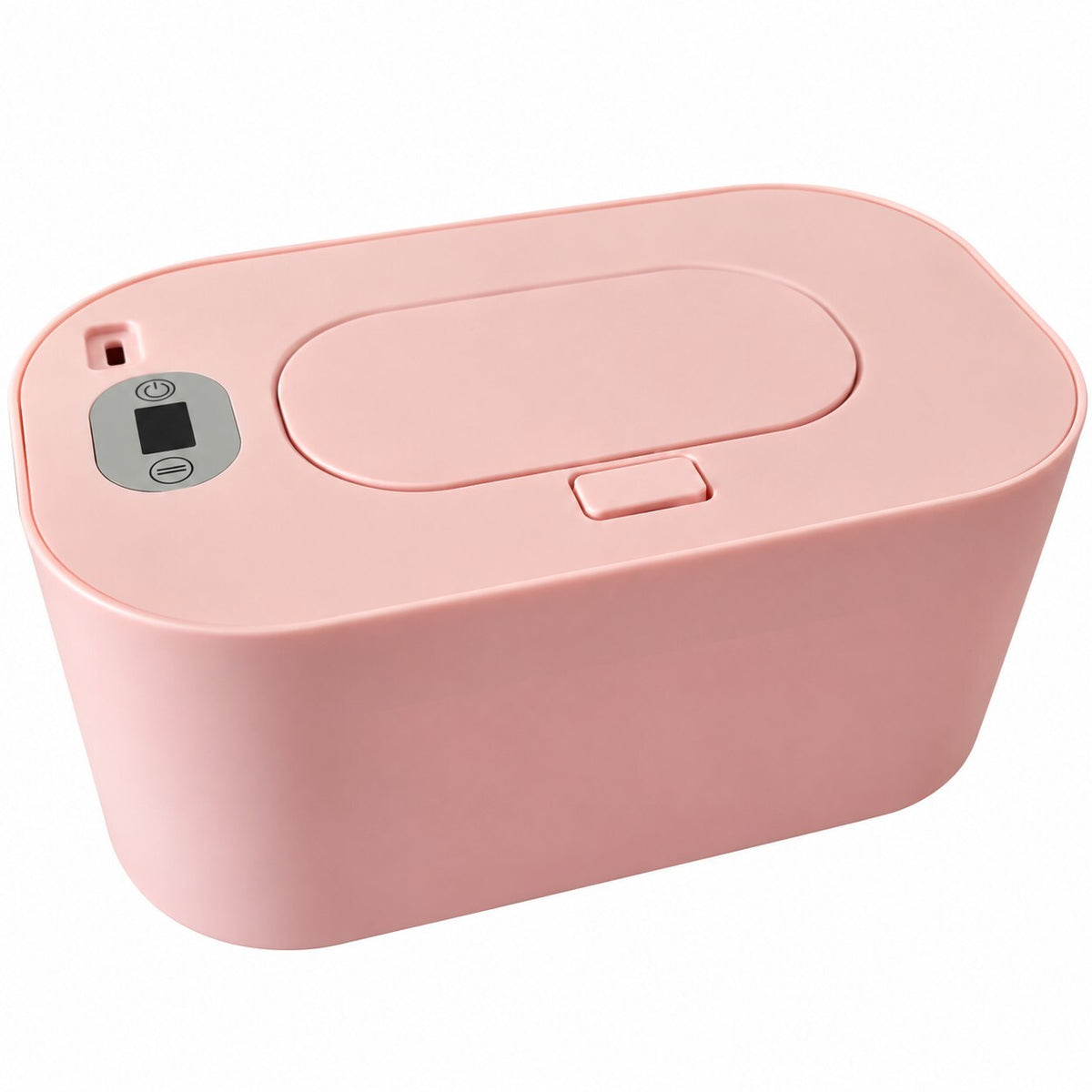 Pink Electric Baby Wipes Warmer – Wet Wipe Heater with Temperature Display