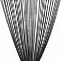 Black & Silver Shimmer String Door Curtain – 100 x 200cm