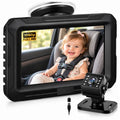 Zacro Baby Car Camera 1080P 4.3" Monitor Night Vision USB Rear Seat Baby Monitor
