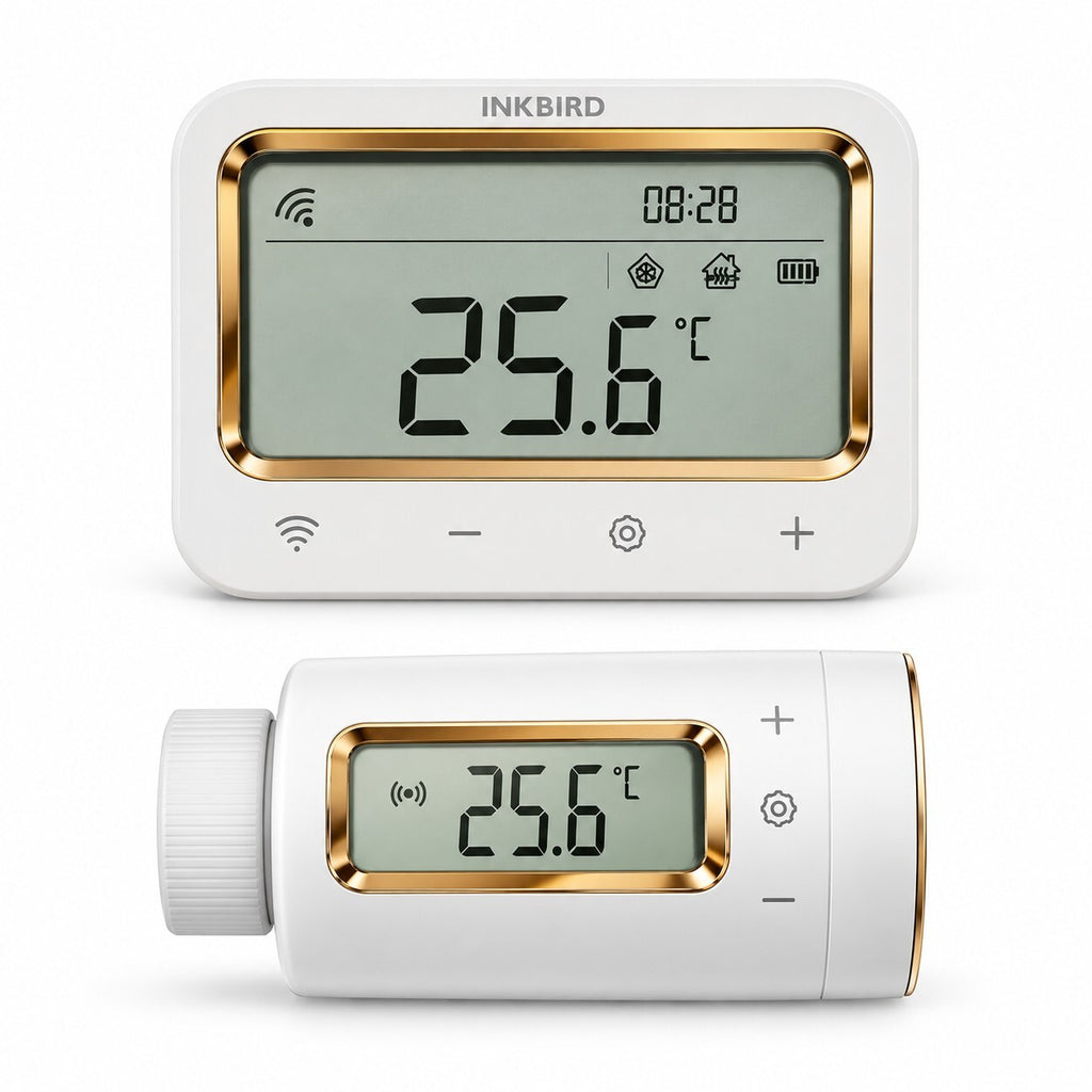 INKBIRD IRC-RW1 Smart Radiator Thermostat Valve with Wireless Controller WiFi App