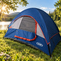 2-3 Person Camping Tent Waterproof Portable Dome Easy Set-Up – Navy Blue