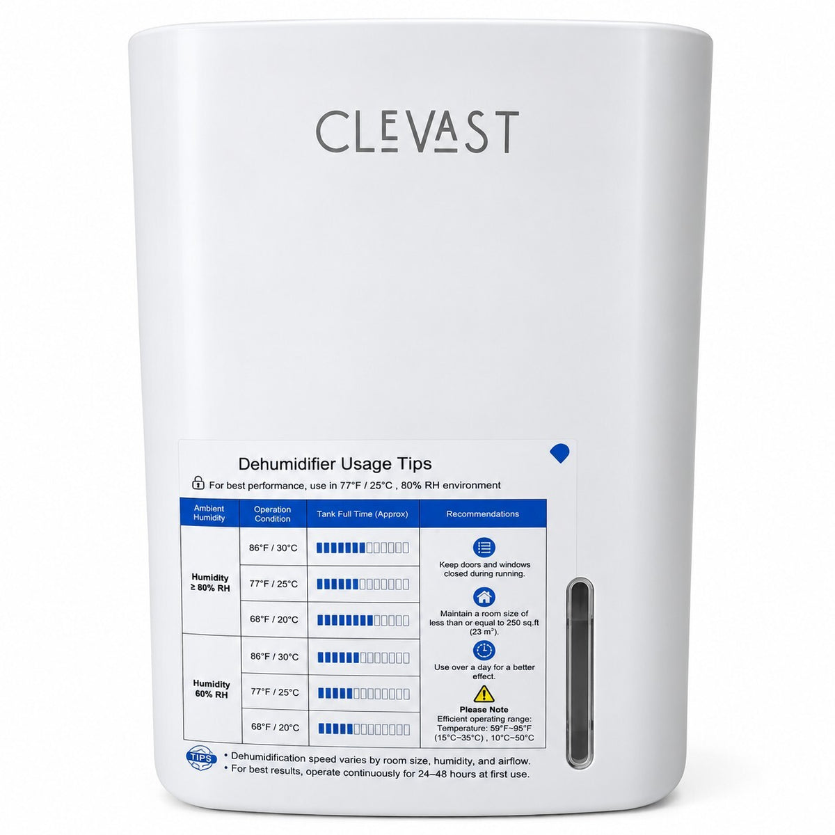 850ml Electric Dehumidifier – Ultra Quiet with Auto Shut Off