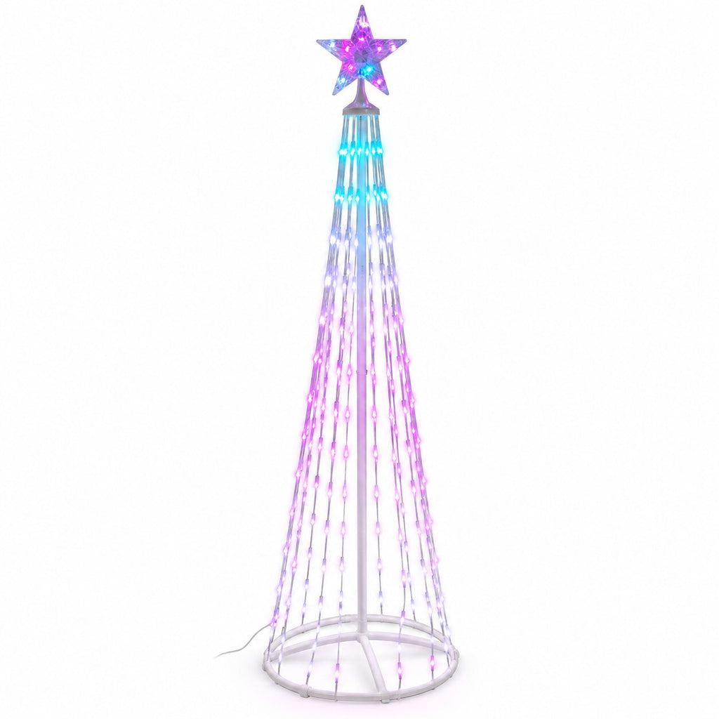 1.8m Smart  Christmas Tree Light with Star – App & Remote Controlled