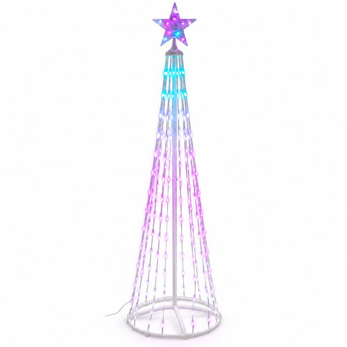 1.8m Smart  Christmas Tree Light with Star – App & Remote Controlled