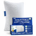 Queen Adjustable Loft Memory Foam Pillow 50x76cm Bamboo Cover Cooling Support