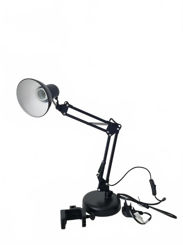 Adjustable Swing Arm Desk Lamp with C-Clamp – Office Reading Light